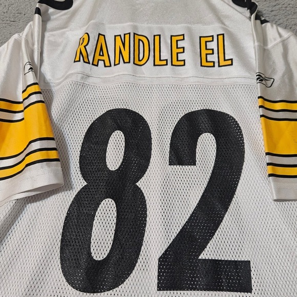 Reebok NFL Antwaan Randle El Pittsburgh Steelers Football Jersey #82 Size Large - Picture 3 of 11